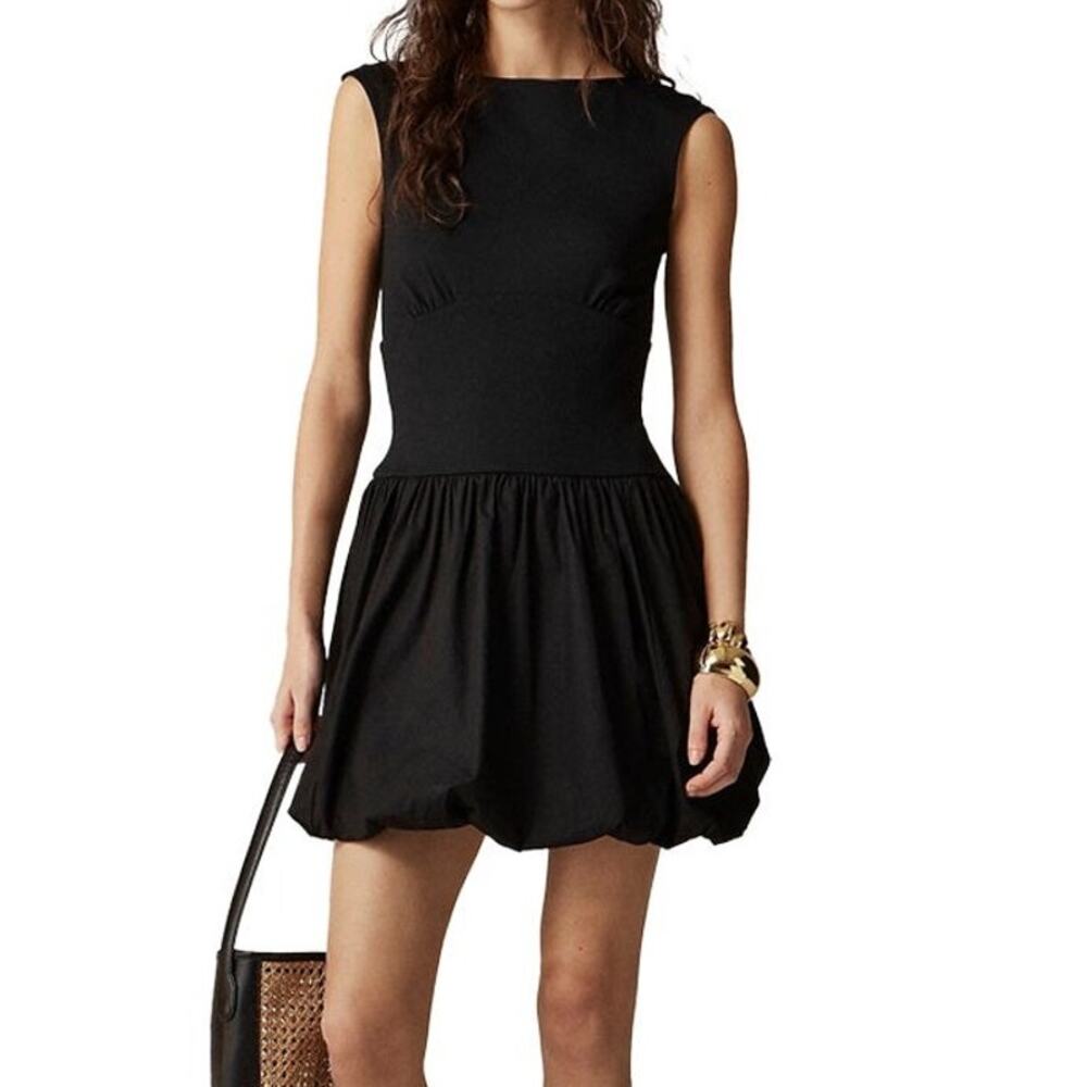 NWT J.Crew Bubble-hem mixy dress